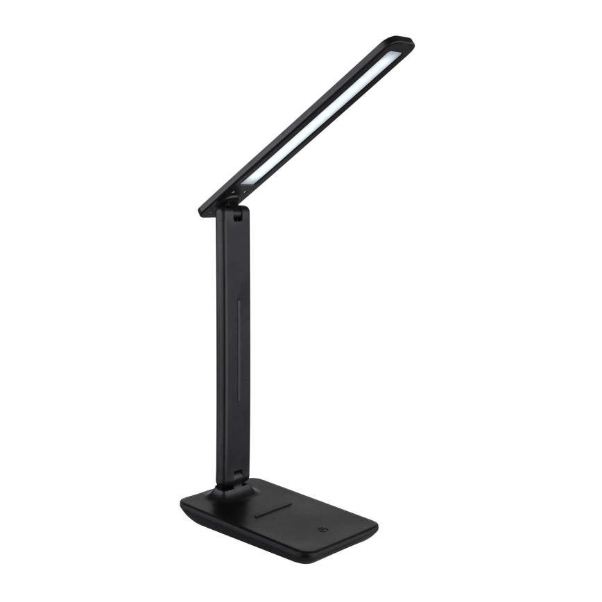 Globo - Lampe de table tactile à intensité variable rechargeable LED/5W/5V 2700/4000/6500K 1800 mAh noir