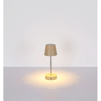 Globo - Lampe de table LED tactile, dimmable et rechargeable LED/1,2W/3V 1200 mAh
