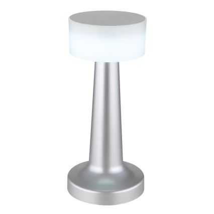 Globo - Lampe de table tactile à intensité variable LED/1W/3,7V 2700K/4000K/6500K 800 mAh USB chrome mat