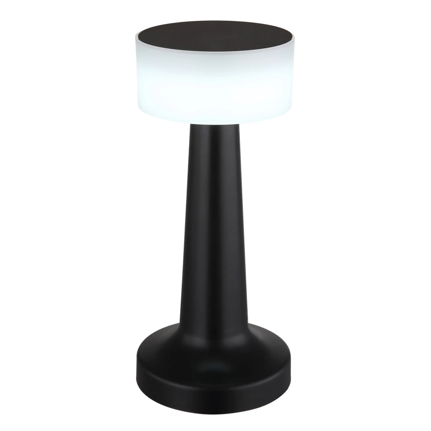 Globo - Lampe de table tactile à intensité variable LED/1W/3,7V 2700K/4000K/6500K 800 mAh USB noir