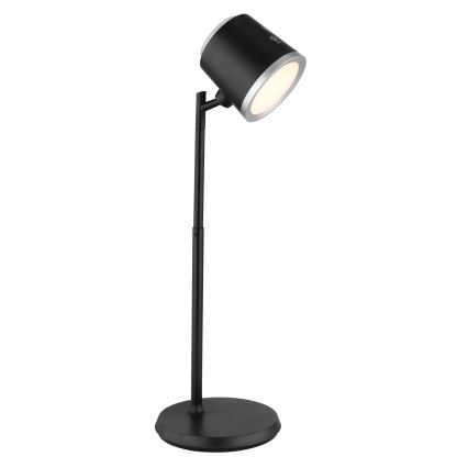Globo - Lampe de table tactile à intensité variable 4en1 LED/6W/3,7V 3000K/4000K/6500K 1500 mAh USB noir