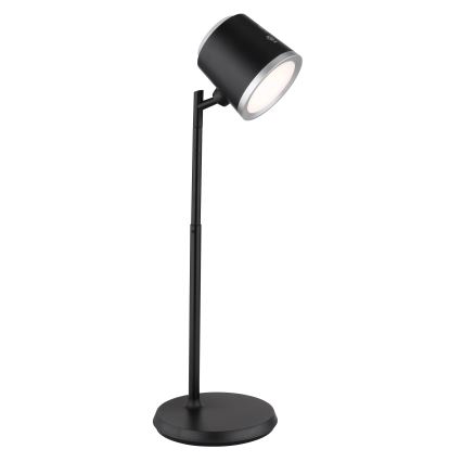 Globo - Lampe de table tactile LED dimmable 4 en 1 LED/6W/3,7V 3000K/4000K/6500K 1500 mAh USB noire