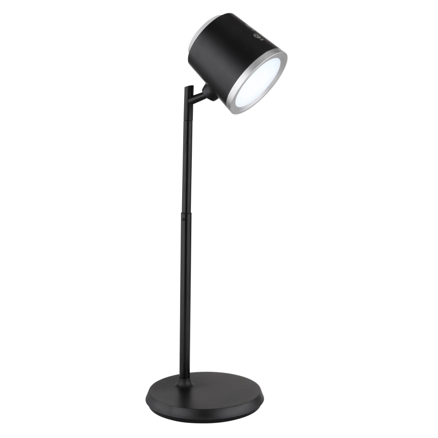 Globo - Lampe de table tactile LED dimmable 4 en 1 LED/6W/3,7V 3000K/4000K/6500K 1500 mAh USB noire