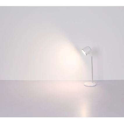 Globo - Lampe de table tactile LED dimmable 4 en 1 LED/6W/3,7V 3000K/4000K/6500K 1500 mAh USB blanche