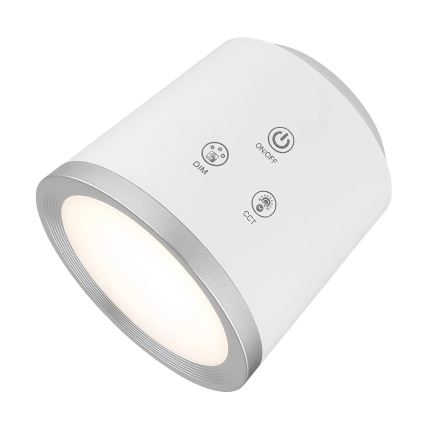 Globo - Lampe de table tactile à intensité variable 4en1 LED/6W/3,7V 3000K/4000K/6500K 1500 mAh USB blanc