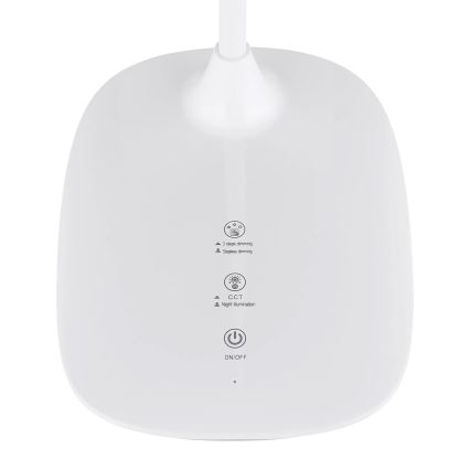 Globo - Lampe de table tactile à intensité variable LED/9W/230V 3000K/4000K/6500K CRI 90 blanc