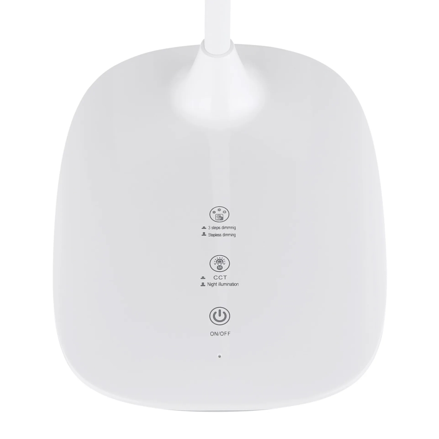 Globo - Lampe de table tactile à intensité variable LED/9W/230V 3000K/4000K/6500K CRI 90 blanc