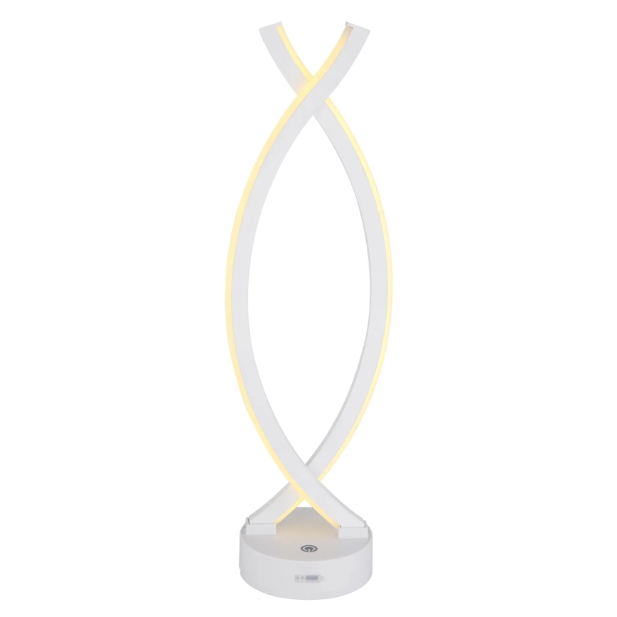 Globo - Lampe de table tactile à intensité variable LED/1W/3,7V 3000K 1800 mAh USB blanc
