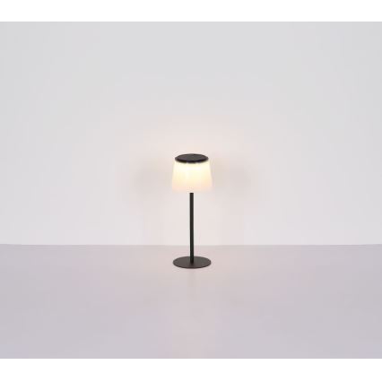 Globo - Lampe de table tactile d'extérieur à intensité variable LED/1,8W/5V IP44 1800 mAh noir/blanc