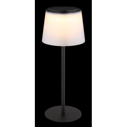 Globo - Lampe de table tactile d'extérieur à intensité variable LED/1,8W/5V IP44 1800 mAh noir/blanc