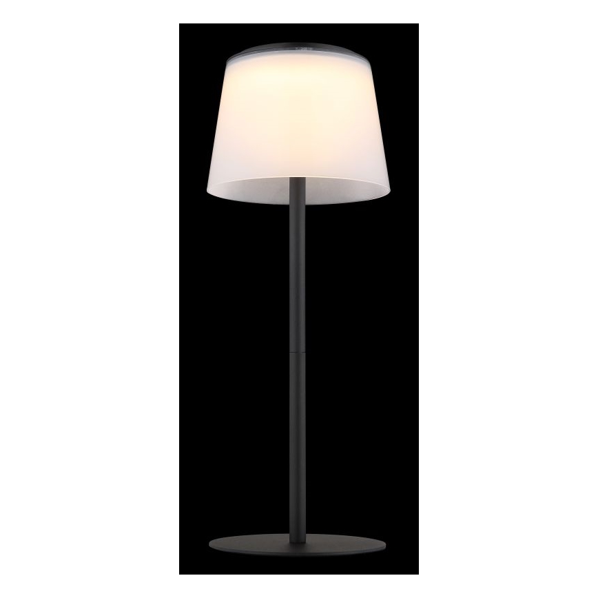 Globo - Lampe de table tactile d'extérieur à intensité variable LED/1,8W/5V IP44 1800 mAh noir/blanc
