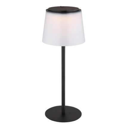 Globo - Lampe de table tactile d'extérieur à intensité variable LED/1,8W/5V IP44 1800 mAh noir/blanc