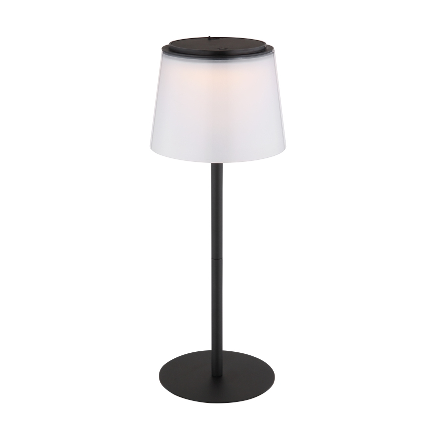 Globo - Lampe de table tactile d'extérieur à intensité variable LED/1,8W/5V IP44 1800 mAh noir/blanc