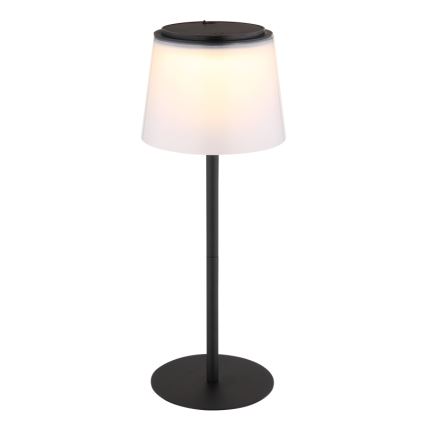 Globo - Lampe de table tactile d'extérieur à intensité variable LED/1,8W/5V IP44 1800 mAh noir/blanc