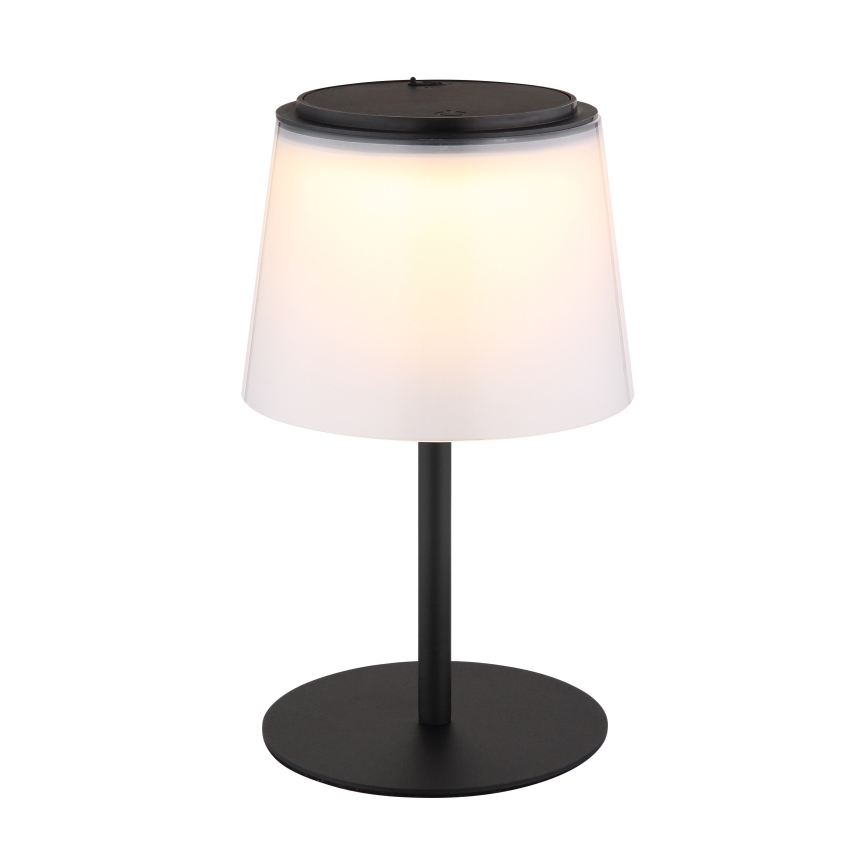 Globo - Lampe de table tactile d'extérieur à intensité variable LED/1,8W/5V IP44 1800 mAh noir/blanc