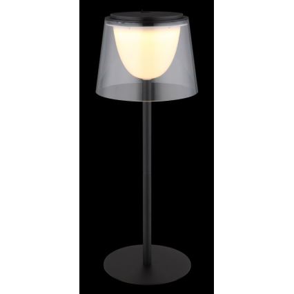 Globo - Lampe de table tactile d'extérieur à intensité variable LED/1,8W/5V IP44 1800 mAh noir/clair