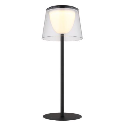 Globo - Lampe de table tactile d'extérieur à intensité variable LED/1,8W/5V IP44 1800 mAh noir/clair