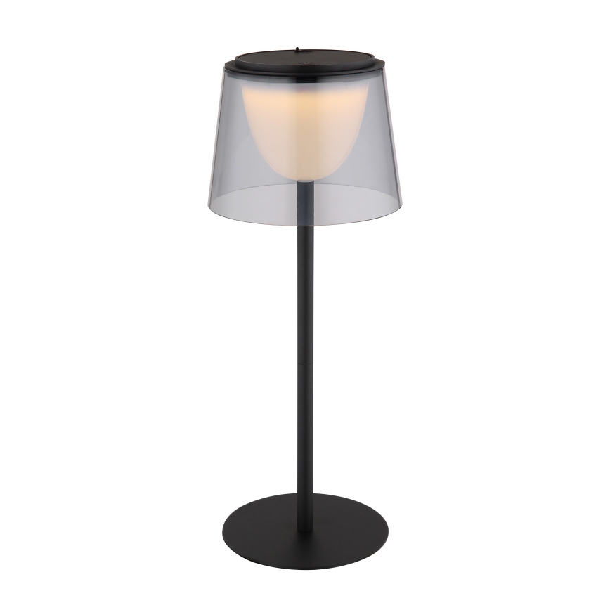 Globo - Lampe de table tactile d'extérieur à intensité variable LED/1,8W/5V IP44 1800 mAh noir/smoky
