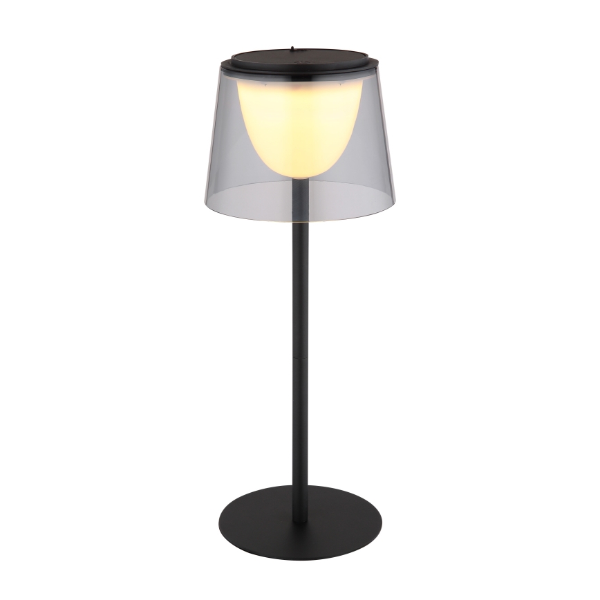 Globo - Lampe de table tactile d'extérieur à intensité variable LED/1,8W/5V IP44 1800 mAh noir/smoky