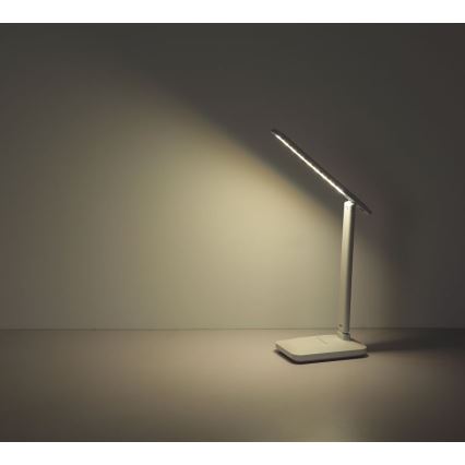 Globo - Lampe de table tactile à intensité variable rechargeable LED/3W/5V 2800/4000/6500K 1800 mAh blanc