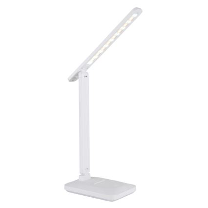 Globo - Lampe de table tactile à intensité variable rechargeable LED/3W/5V 2800/4000/6500K 1800 mAh blanc