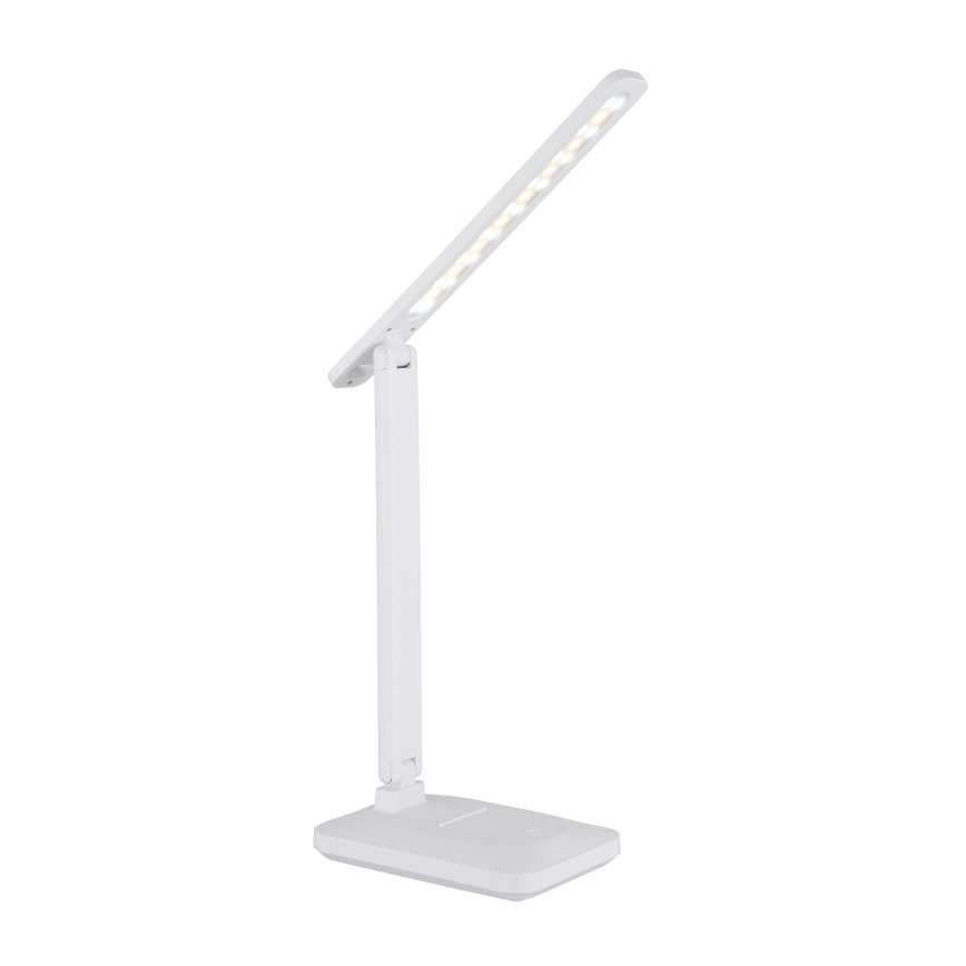 Globo - Lampe de table tactile à intensité variable rechargeable LED/3W/5V 2800/4000/6500K 1800 mAh blanc