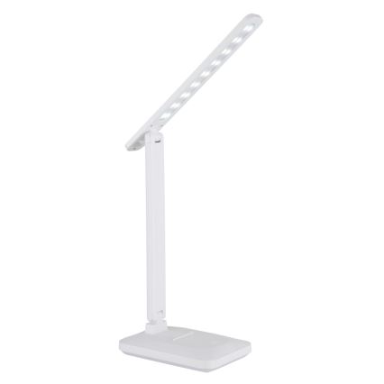 Globo - Lampe de table tactile à intensité variable rechargeable LED/3W/5V 2800/4000/6500K 1800 mAh blanc