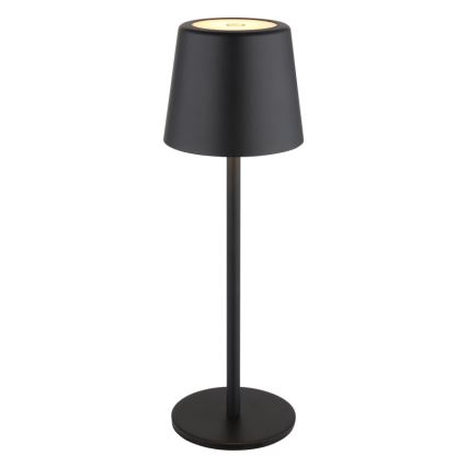 Globo - Lampe de table extérieure tactile LED dimmable LED/2W/5V 3000/4000/6000K 2200 mAh IP44 noire