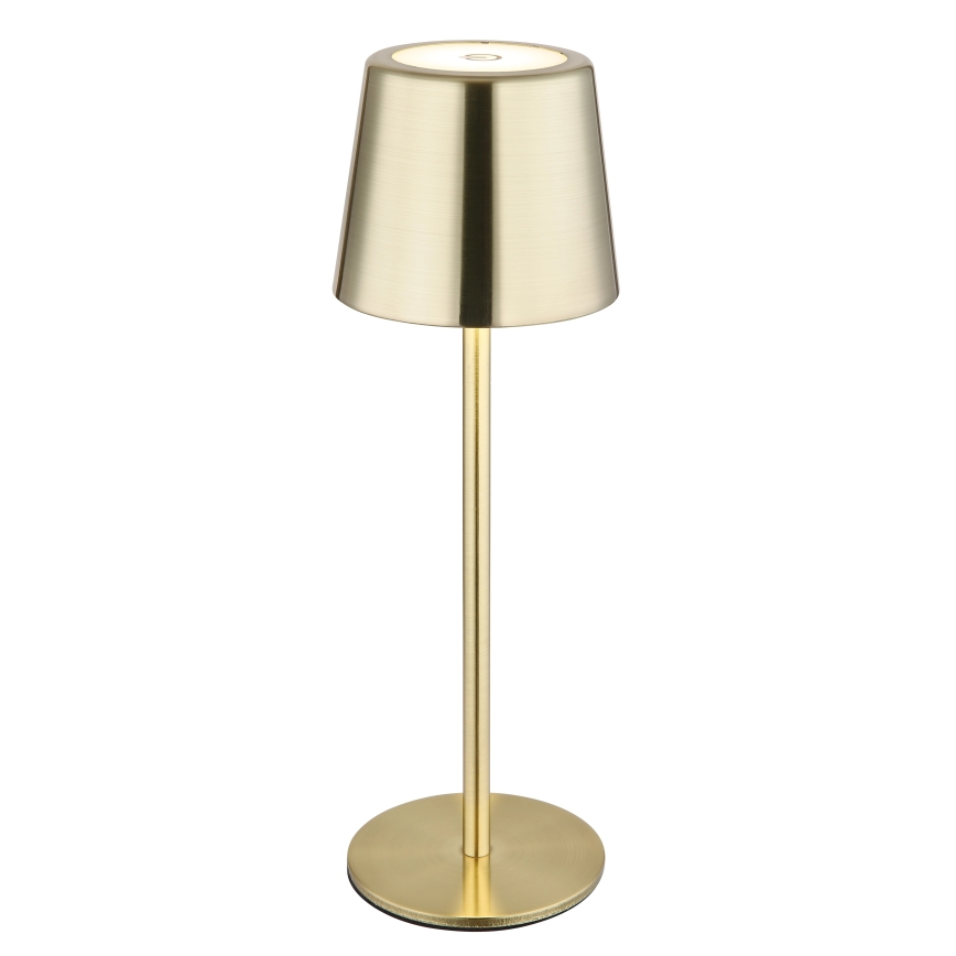 Globo - Lampe de table LED rechargeable, tactile et dimmable LED/2W/3,7V 3000/4000/6000K 2200 mAh dorée