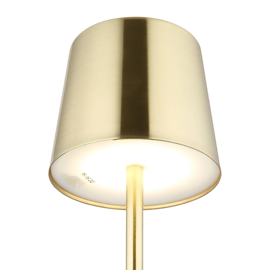 Globo - Lampe de table LED rechargeable, tactile et dimmable LED/2W/3,7V 3000/4000/6000K 2200 mAh dorée