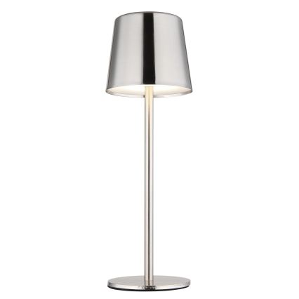 Globo - Lampe de table rechargeable tactile à intensité variable LED/2W/3,7V 3000/4000/6000K 2200 mAh chrome brillant
