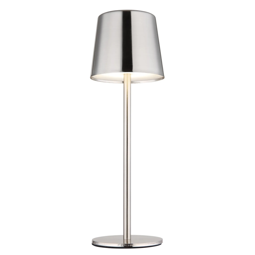 Globo - Lampe de table rechargeable tactile à intensité variable LED/2W/3,7V 3000/4000/6000K 2200 mAh chrome brillant
