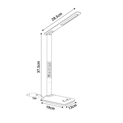 Globo - Lampe de table tactile dimmable LED/5W/230V 3000/4500/7000K
