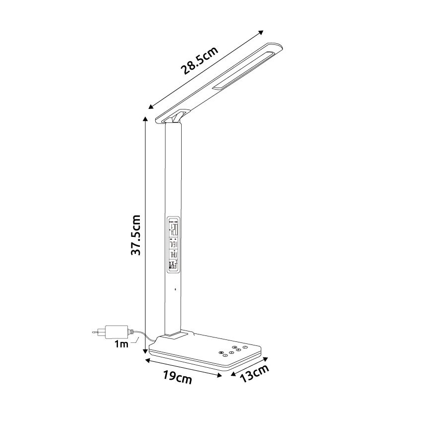 Globo - Lampe de table tactile dimmable LED/5W/230V 3000/4500/7000K