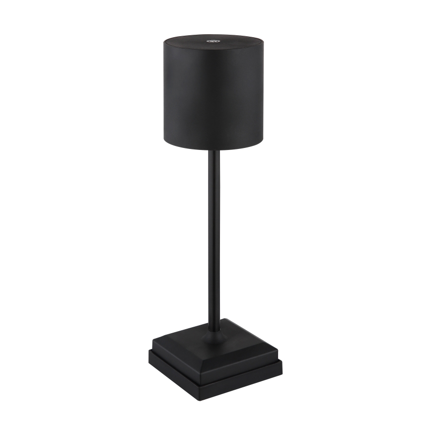 Globo - Lampe de table tactile à LED dimmable et rechargeable LED/1,5W/5V 2200 mAh noire