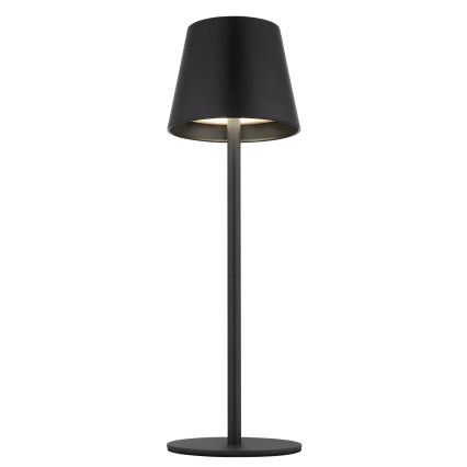 Globo - Lampe de table d'extérieur rechargeable tactile et à intensité réglable 3 en 1 LED/3W/5V 3000/4000/5000K IP54 1800 mAh noire