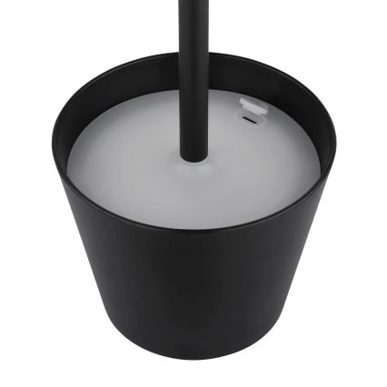 Globo - Lampe de table d'extérieur rechargeable tactile et à intensité réglable 3 en 1 LED/3W/5V 3000/4000/5000K IP54 1800 mAh noire