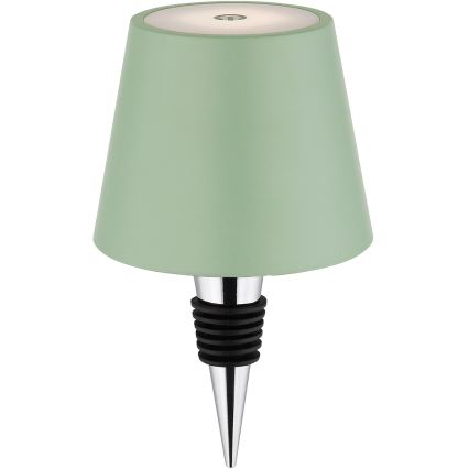 Globo - Lampe de table d'extérieur rechargeable 3 en 1, à intensité réglable et à commande tactile LED/3W/5V 3000/4000/5000K IP54 1800 mAh verte