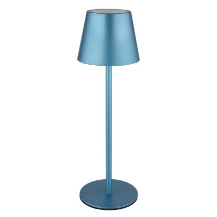Globo - Lampe de table d'extérieur LED 3 en 1 tactile et dimmable, rechargeable, LED/3W/5V, 3000/4000/5000K, IP54, 1800 mAh, bleue