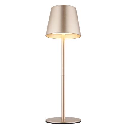 Globo - Lampe de table d'extérieur LED rechargeable tactile et dimmable 3 en 1 LED/3W/5V 3000/4000/5000K IP54 1800 mAh laiton