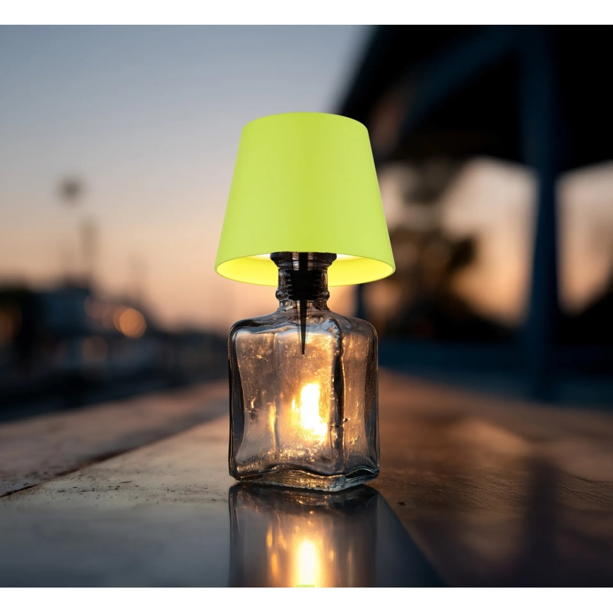 Globo - Lampe de table d'extérieur LED dimmable à commande tactile rechargeable 3 en 1 LED/3W/5V 3000/4000/5000K IP54 1800 mAh verte
