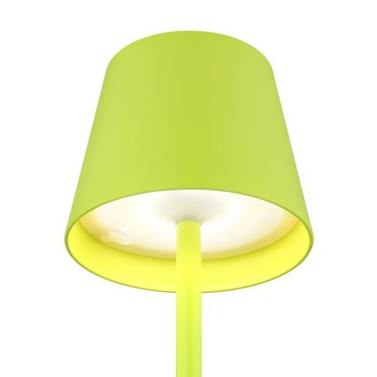 Globo - Lampe de table d'extérieur LED dimmable à commande tactile rechargeable 3 en 1 LED/3W/5V 3000/4000/5000K IP54 1800 mAh verte