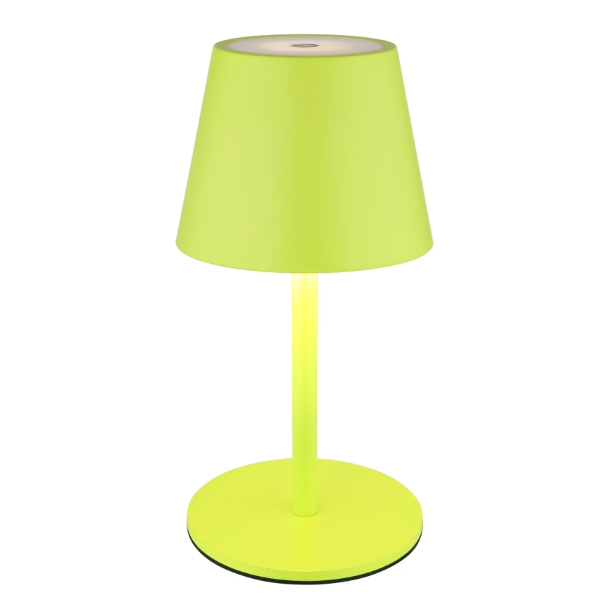 Globo - Lampe de table d'extérieur LED dimmable à commande tactile rechargeable 3 en 1 LED/3W/5V 3000/4000/5000K IP54 1800 mAh verte