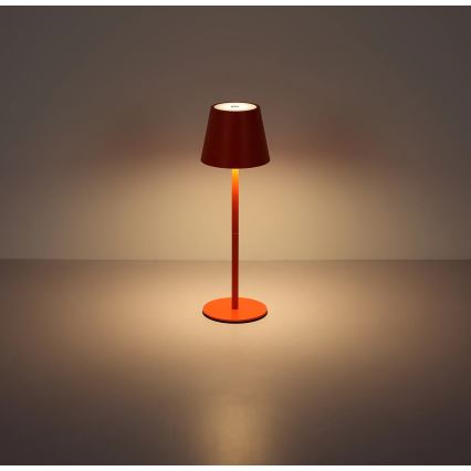 Globo - Lampe de table d'extérieur LED tactile rechargeable et dimmable 3 en 1 LED/3W/5V 3000/4000/5000K IP54 1800 mAh rouge