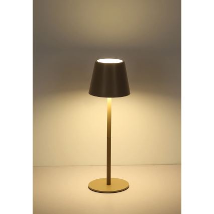 Globo - Lampe de table d'extérieur rechargeable, tactile et à intensité variable, LED/3W/5V 3000/4000/5000K IP54 1800 mAh
