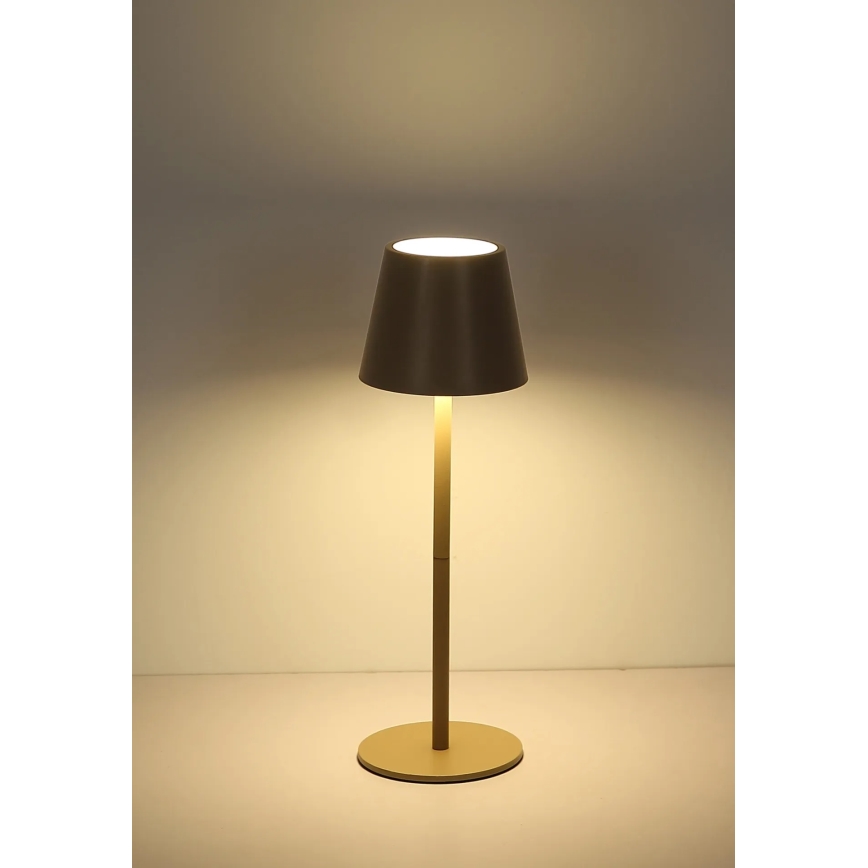 Globo - Lampe de table d'extérieur rechargeable, tactile et à intensité variable, LED/3W/5V 3000/4000/5000K IP54 1800 mAh