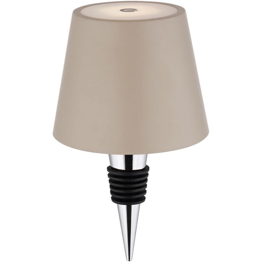 Globo - Lampe de table d'extérieur rechargeable, tactile et à intensité variable, LED/3W/5V 3000/4000/5000K IP54 1800 mAh