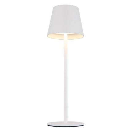 Globo - Lampe de table LED d'extérieur tactile et dimmable, rechargeable 3 en 1 LED/3W/5V 3000/4000/5000K IP54 1800 mAh blanche