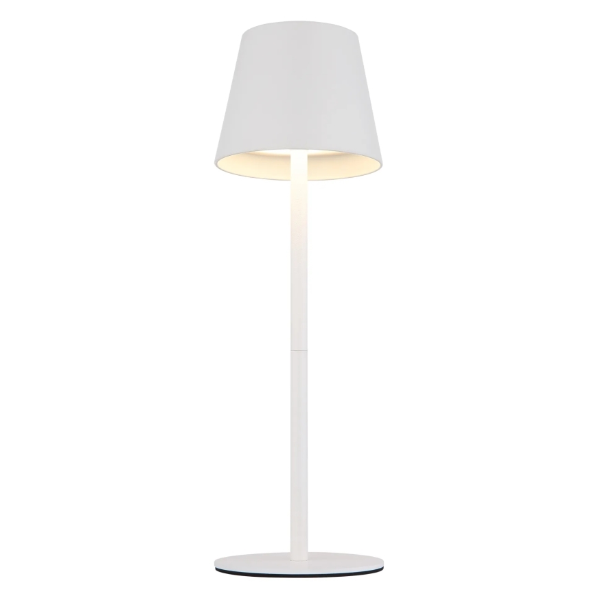 Globo - Lampe de table LED d'extérieur tactile et dimmable, rechargeable 3 en 1 LED/3W/5V 3000/4000/5000K IP54 1800 mAh blanche