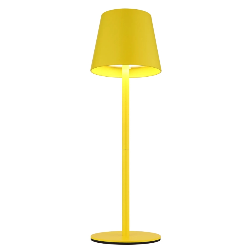 Globo - Lampe de table d'extérieur LED tactile et dimmable, rechargeable 3 en 1 LED/3W/5V 3000/4000/5000K IP54 1800 mAh jaune